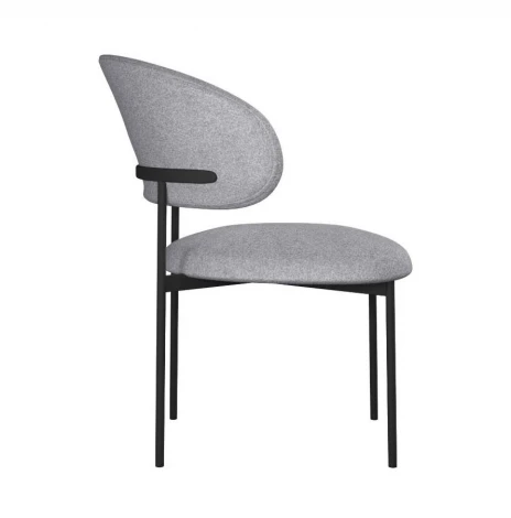 Стул DikLine 201 NS10 GREY, ножки черные