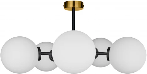 Потолочная люстра на штанге 33 Идеи CHN800S.05.17BL.PA-S01WH (220V, шарики)