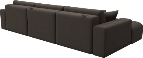 Диван угловой Лига-036 НПБ Классик Лонг левый угол Лига Диванов (Рогожка) арт.124678L