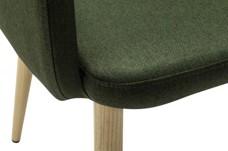 Кресло Ledger темно-зеленый/нат.дуб R-Home арт.410124121h_Dark_Green_н.дуб