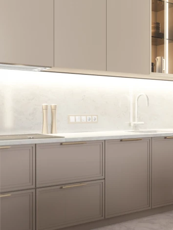 Рамка на 5 постов (шампань) Werkel W0053111