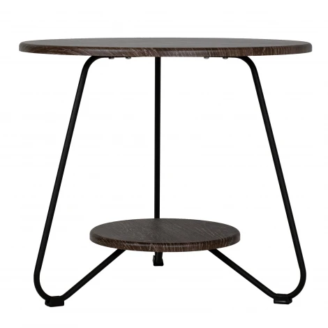 Стол журнальный BeautyStyle 38 дуб шоле коричневый/черный Mebelik 009435