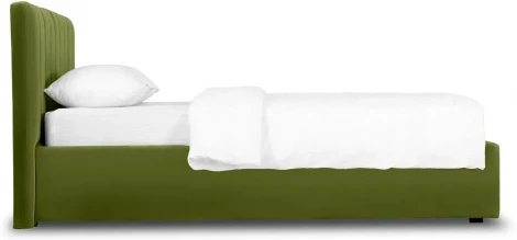 Кровать Queen Sofia 1600 Lux ОГОГО (арт.671738), (Ткань/Зеленый)