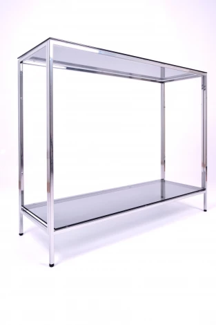 Консольный стол AllConsoles 1081-CS grey серебряный