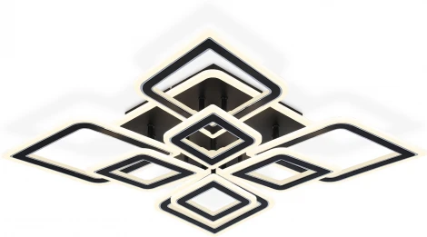 Потолочный светодиодный светильник с пультом Ambrella Acrylica Original FA8912 (регулировка яркости, 220V, умный дом - Smart Life)