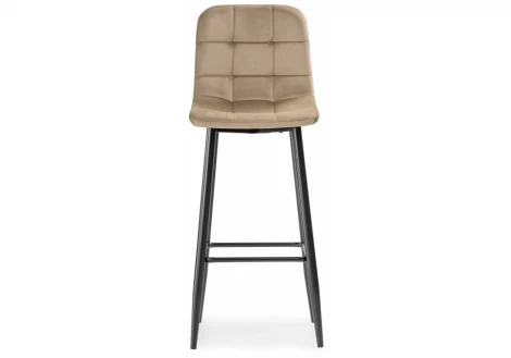 Барный стул Woodville Chio dark beige / black 11982