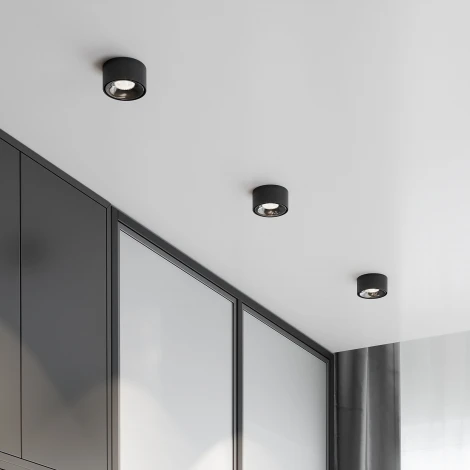 Светильник встраиваемый светодиодный Elektrostandard Glam 25095/LED 10W 4000K черный (220V, круглые)