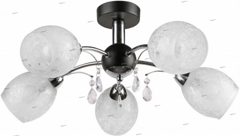 IDLamp Agnes 843/5PF-Blackchrome
