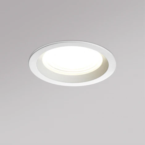 Встраиваемый светильник светодиодный Novotech Fluo 359844 белый с переключателем цв. температуры LED 15W 220-240V 2700К\3200К\4000К