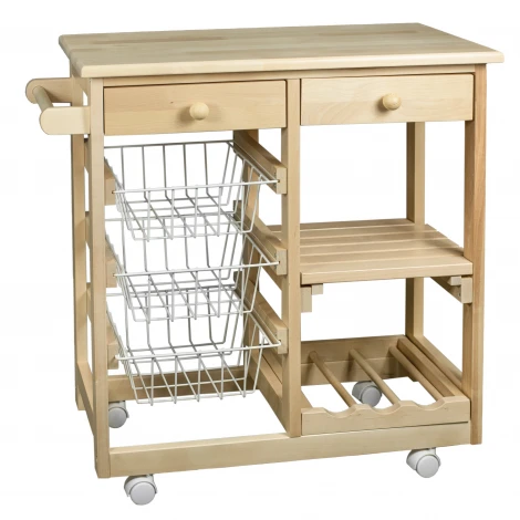 Тумба с баром и корзинами лак Mebelik 008490