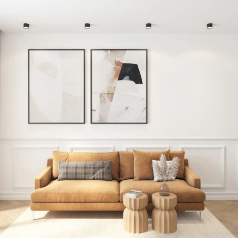 Накладной светильник Denkirs Lund DK2601-BK (220V, круглые)