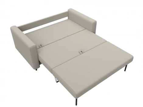 Диван прямой Лига-070 (ЛДСП,Брус,Фанера/Дерево/Рогожка/Бежевый) Лига Диванов 129645