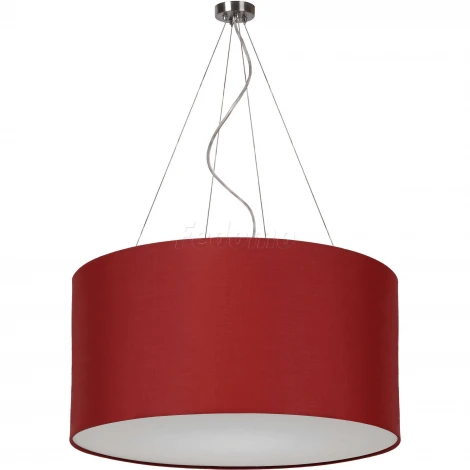 Подвес Артпром Crocus, 1 плафон, никель, бордовый с белым