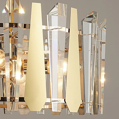 Подвесная люстра Reluce 01918-0.3-06 (220V, хрусталь, на цепи)