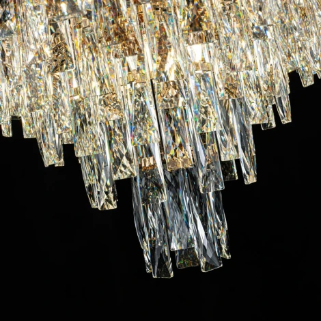 Подвесная люстра хрустальная Modelux MODELUX ML.7555.17 GD