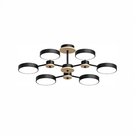 Потолочная люстра светодиодная на штанге LED4U LED4U L3216-730 BK