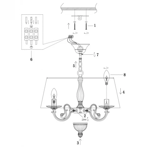 Подвесная люстра Freya Jasmine FR2686PL-04W
