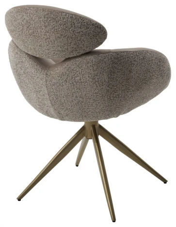 Стул ГУННАР (GUNNAR) 360 град, цвет БЕЖЕВЫЙ VEGA-11 / MIAMI-160, ткань / ШАМПАНЬ каркас, ®DISAUR M-City 64848