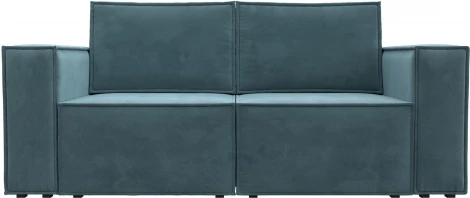 Диван прямой Куба мини (Бирюзовый/Велюр) Лига Диванов арт.121872