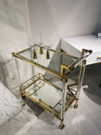 Стол сервировочный IST-CASA Виктори MH1798DC, 77х40х89 см, золото