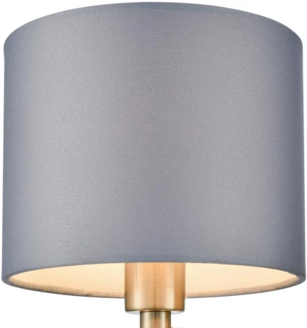 Бра Lumion Damona 8108/1W латунь титаниум/серый, металл/текстиль/стекло E14 40W 220V