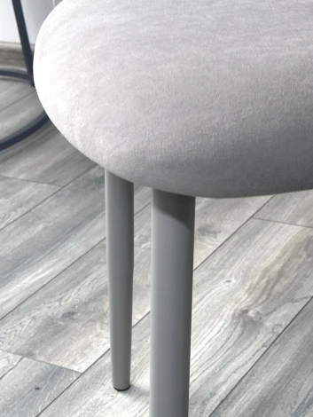 Стул БАРИ Marseille-16 Капучино, велюр / ЛАТТЕ каркас M-City 64598