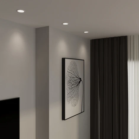 Встраиваемый светильник Elektrostandard Mils 25010/01 GU10 белый (220V, круглые)