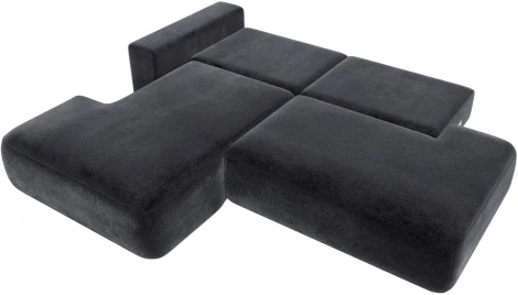 Диван угловой Лига-036 НПБ Модерн левый угол Лига Диванов (Велюр) арт.127783L