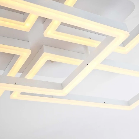 Потолочная люстра светодиодная на штанге с пультом с регулировкой цветовой температуры и яркости LED4U LED4U L11004-5 WH