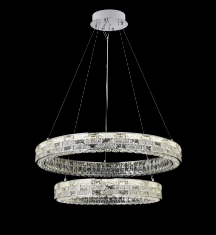 Подвесная люстра Fluorite Festo FL1052-20P (LED, 220V, на тросе, кольцо)