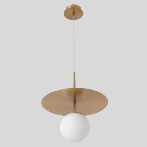 Подвесной светильник Crystal Lux UVA SP1.1 BRASS (220V, на проводе, шар)