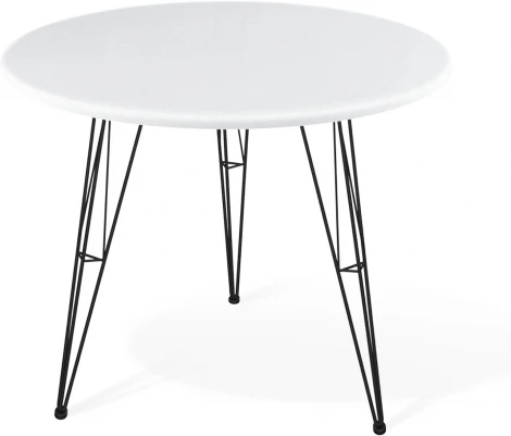 Стол SHT-TU10/80 МДФ черный/белый Sheffilton SHT-TU10 4764520001