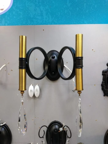 Бра PL6526-2W BK+GD Мелодия Света WA1N 000067372