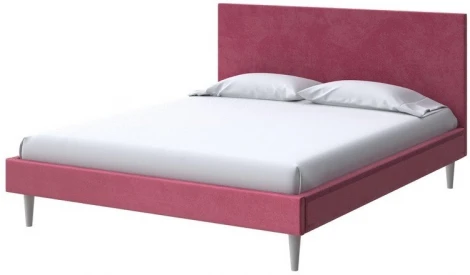 PROxSON Кровать Claro (Ткань: Велюр Casa Винный) 90x200