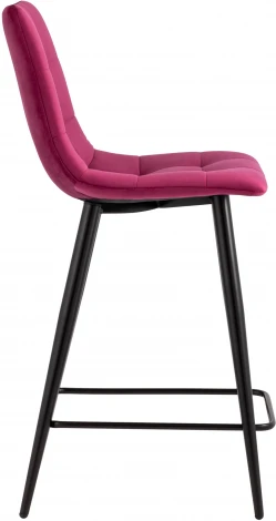 Стул полубарный Stool Group Джанго велюр винный высота сиденья 60 см УТ000036034