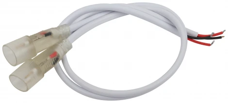 Коннекторы для гибкого неона 2 шт. ЭРА LS-connector-15mm-D-IP68-bath