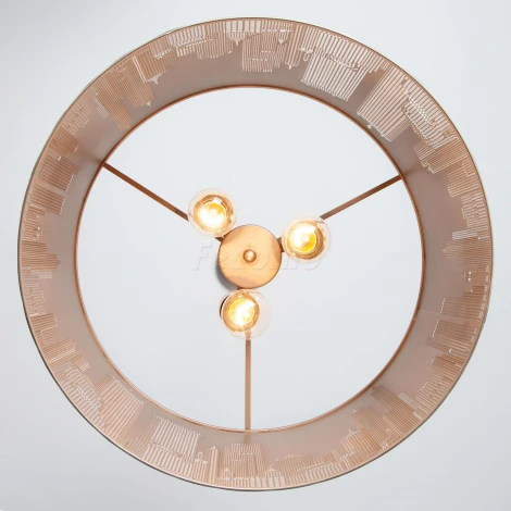 Подвесной светильник Eurosvet City 50066/3 золотой