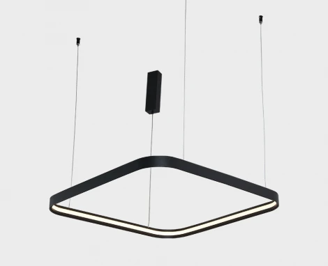 Подвесной светильник светодиодный Italline IT013-6024 black 3000K (220V, на тросе)