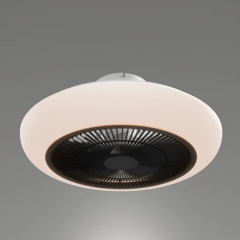 Потолочная люстра светодиодная с вентилятором на штанге с пультом Lightera Primus LE241PL-450W (Умный дом, Алиса, Голосовое, WiFi)
