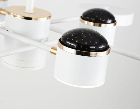 Потолочная люстра светодиодная на штанге с регулировкой цветовой температуры Ambrella COMFORT FL51627