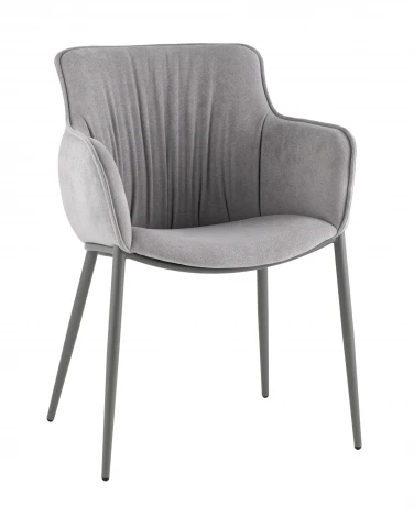 Стул Stool Group Твигги велюр серый, каркас серый УТ000041930