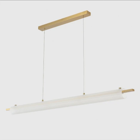 Подвесной светильник Crystal Lux TUNNEL SP40 LED BRASS (220V, на проводе)