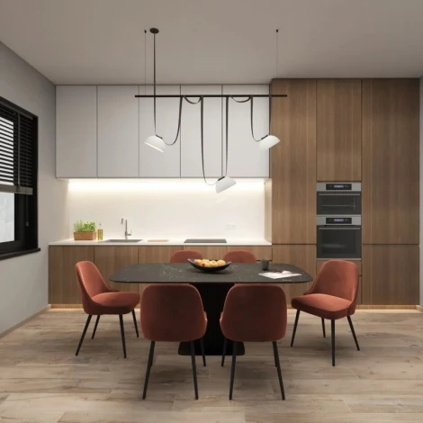 Комплект ременной трековой системы Belty на штанге Rod Denkirs Belty Set DK55SET05-02-DG (LED, 48V)