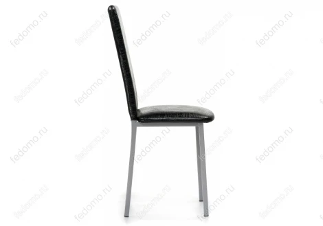 Стул Woodville на металлокаркасе Bozanak черный крокодил / светлый мусс 454009