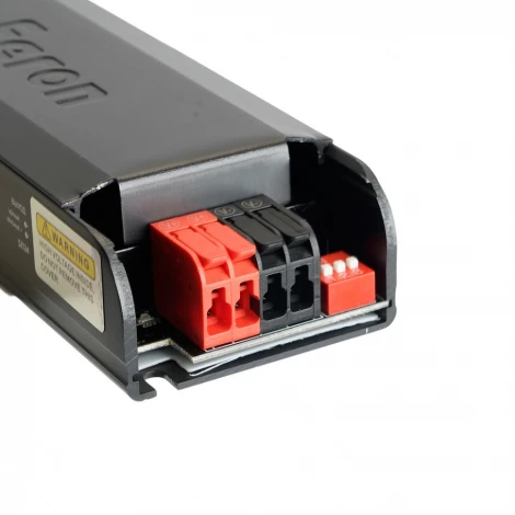 Трансформатор электронный для светодиодной ленты с плавным пуском и диммированием 100W 24V IP20 клипсы Feron LB004 52124