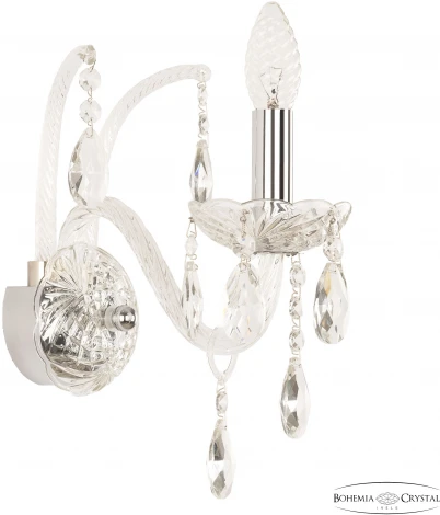 Бра Bohemia 105 105B/1/165 Ni (220V, подвески, подсвечник, свеча)