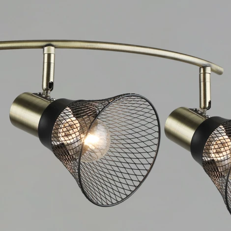 Спот на штанге Reluce 06243-0.8-04 AB+BK (220V)