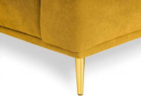 Диван Portofino 2-х местный ОГОГО (арт.604102), (Рогожка/Желтый)