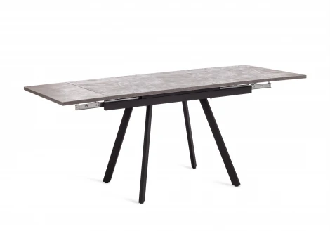 Стол VIGO ЛДСП/HPL/металл, 120 x 80 30 х 75 см, Мрамор чёрный/чёрный Tetchair 19730