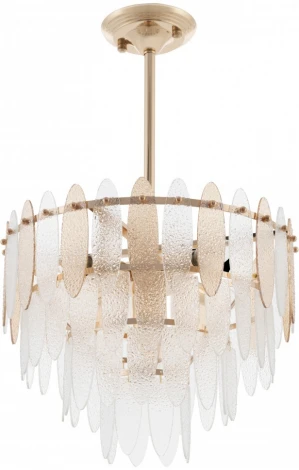 Подвесная люстра хрустальная на штанге Arte Milano Sorrento-1309 371309/6/300/400 GD (220V)